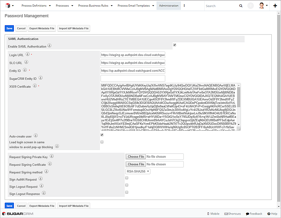 import the metadata file 